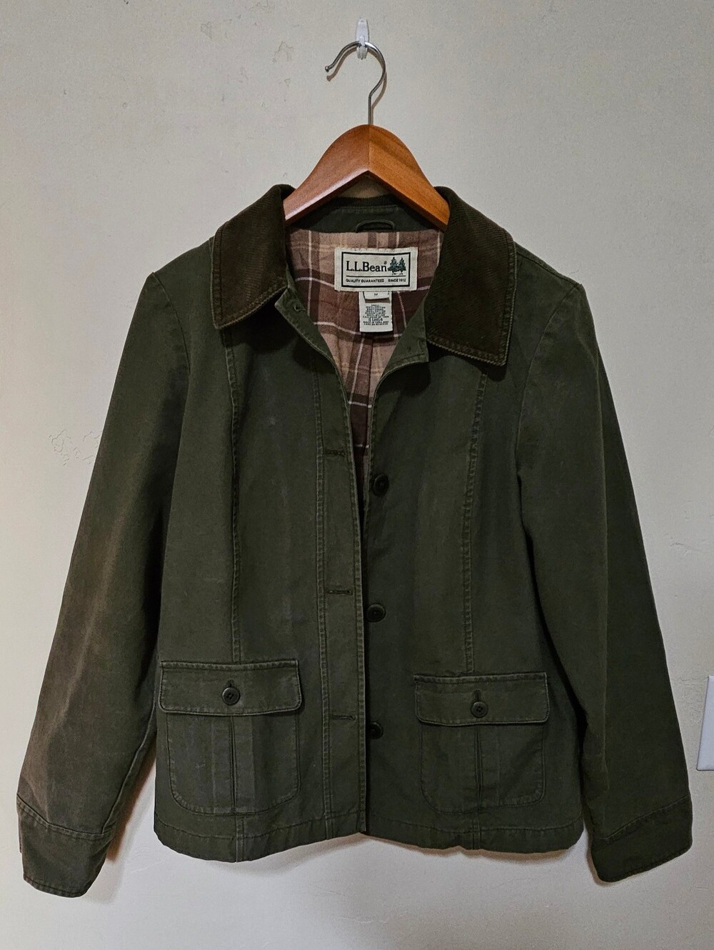 L.L. Bean Women’s Olive Green Barn Jacket